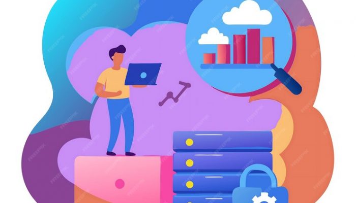 data-analysis-cloud-computing-concept-with-servers-users_1191225-31212